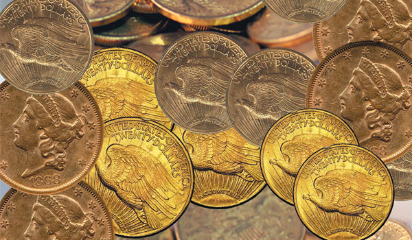 Dwudziestodolarowe złote monety Double Eagle